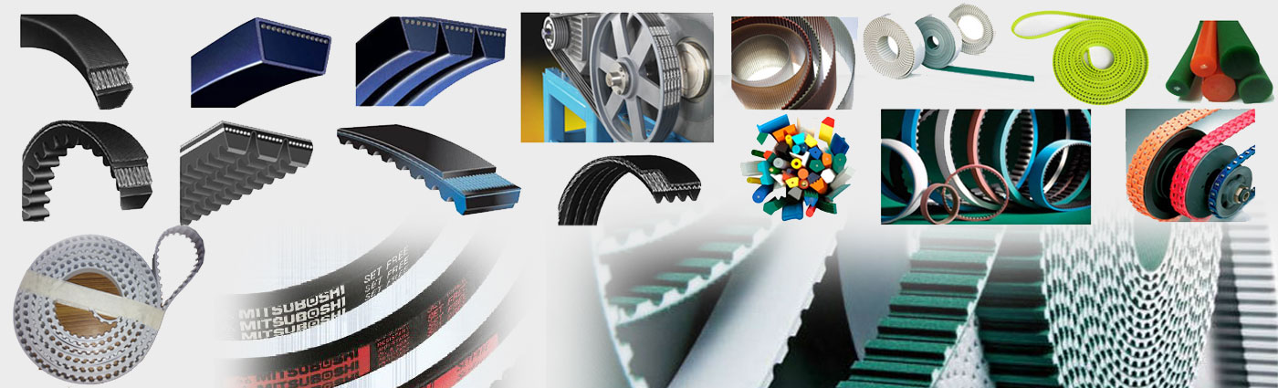 Conveyors, Open End Belts, Open End Belts Wide Angle, Polychain Belts, Polyurethane Belts, PU Conveyor Belts, PU Round Belts, PVC Belts, Plastic Belts & Belting, Power Transmission Belts, Polymax Belts, Polymax V-Ribbed Belts, Standard V - Belts, V - Belts, variable speed belts, Wedge Belts, Mitsuboshi Timing Belts, H Series Timing Belts, Mega Torque Timing Belts, Trapezoidal Tooth Timing Belts, Wrapped Wedge Belts, Narrow V Belts, Recmf Belts